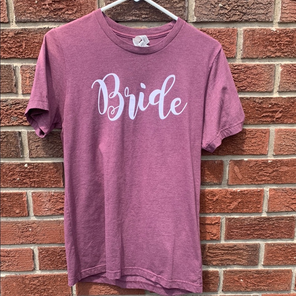 Pink 'Bride' T-Shirt
